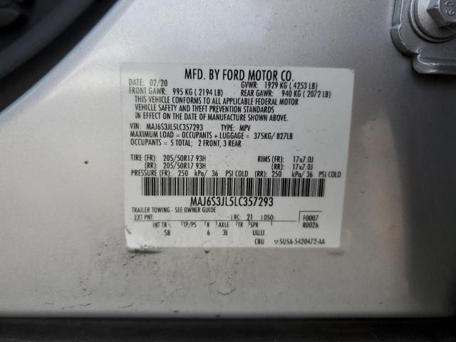 Photo 12 VIN: MAJ6S3JL5LC357293 - FORD ECOSPORT 