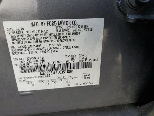 Photo 11 VIN: MAJ6S3JL6LC351809 - FORD ECOSPORT 