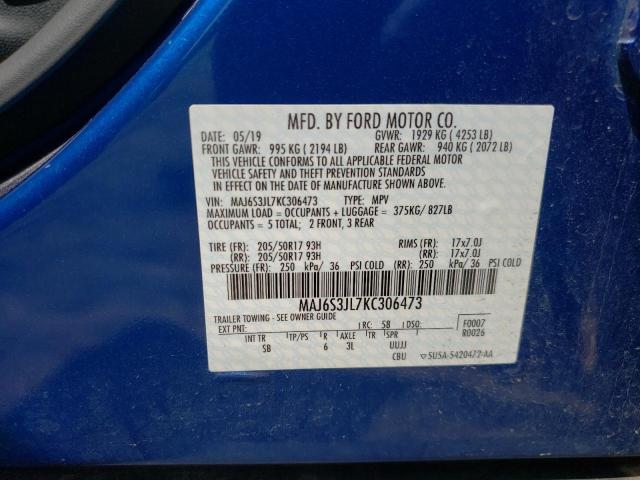 Photo 9 VIN: MAJ6S3JL7KC306473 - FORD ECOSPORT S 