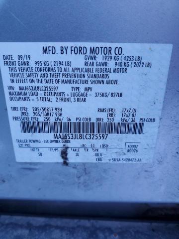 Photo 13 VIN: MAJ6S3JL8LC325597 - FORD ECOSPORT S 