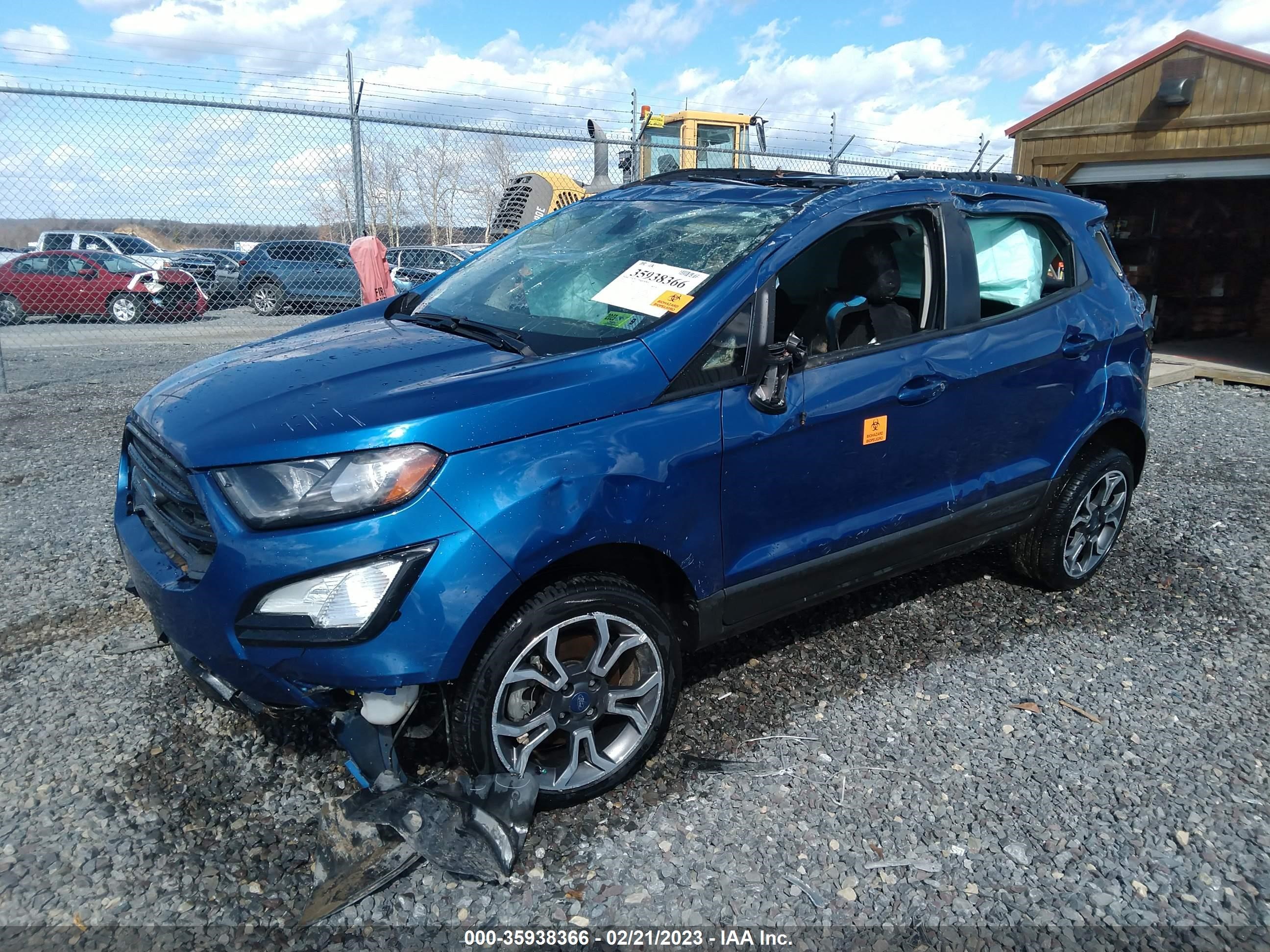 Photo 1 VIN: MAJ6S3JL9LC338021 - FORD ECOSPORT 