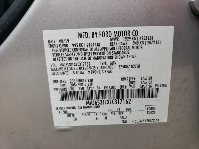 Photo 12 VIN: MAJ6S3JLXLC317162 - FORD ECOSPORT S 