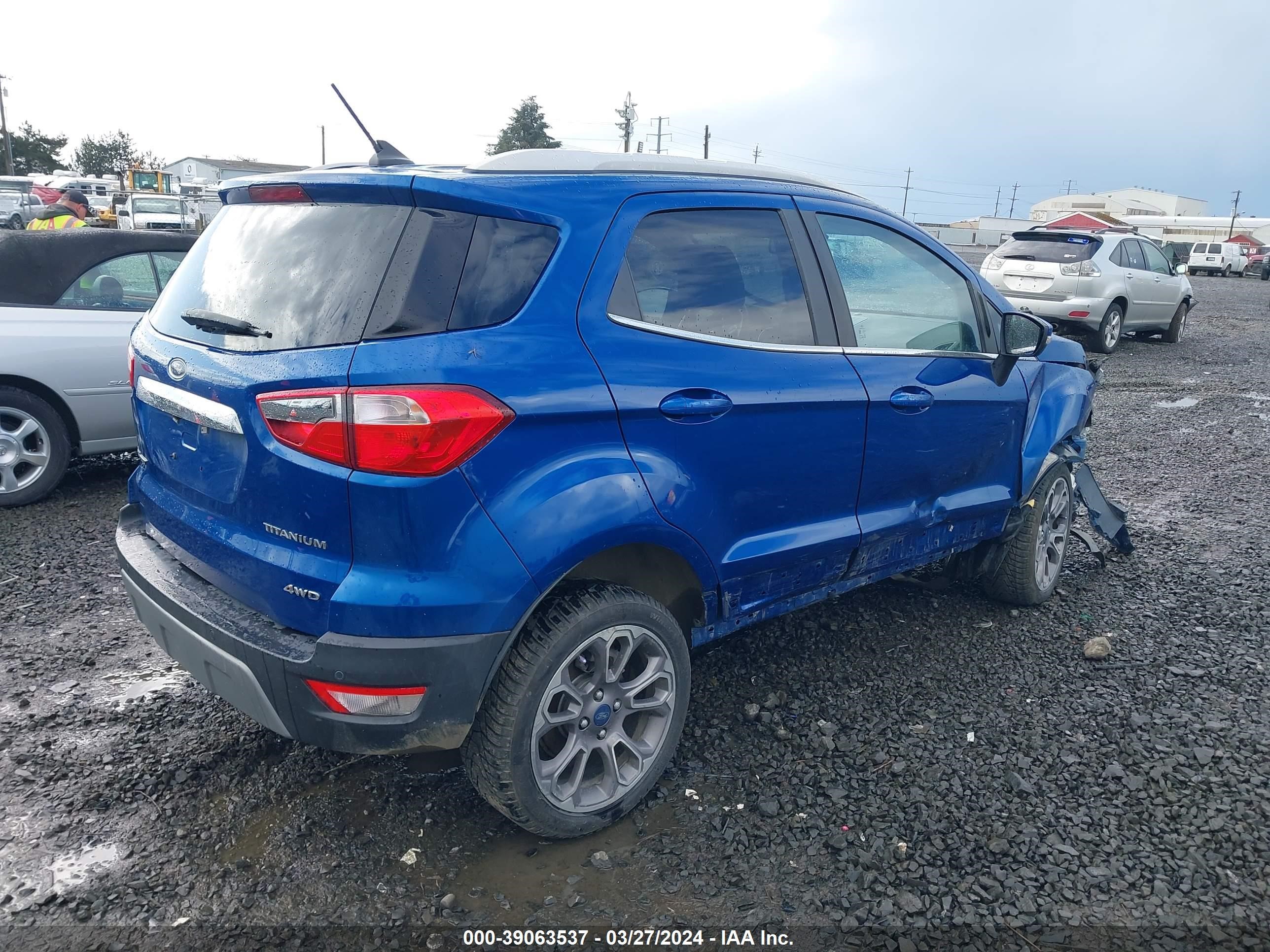 Photo 3 VIN: MAJ6S3KL0KC257888 - FORD ECOSPORT 