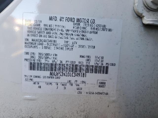 Photo 11 VIN: MAJ6S3KL0LC349181 - FORD ECOSPORT 