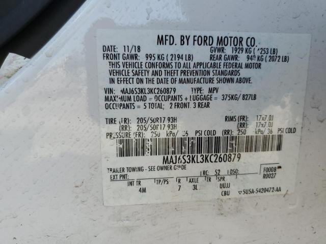 Photo 13 VIN: MAJ6S3KL3KC260879 - FORD ECOSPORT 