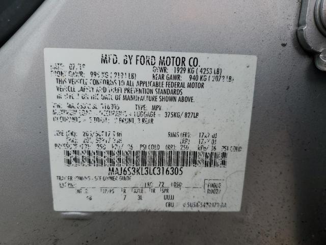 Photo 12 VIN: MAJ6S3KL3LC316305 - FORD ECOSPORT 