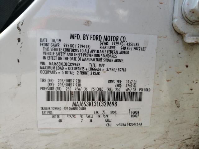 Photo 11 VIN: MAJ6S3KL3LC329698 - FORD ECOSPORT 