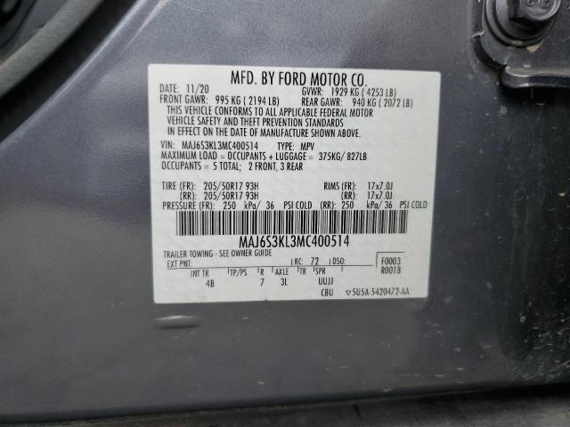 Photo 11 VIN: MAJ6S3KL3MC400514 - FORD ECOSPORT T 