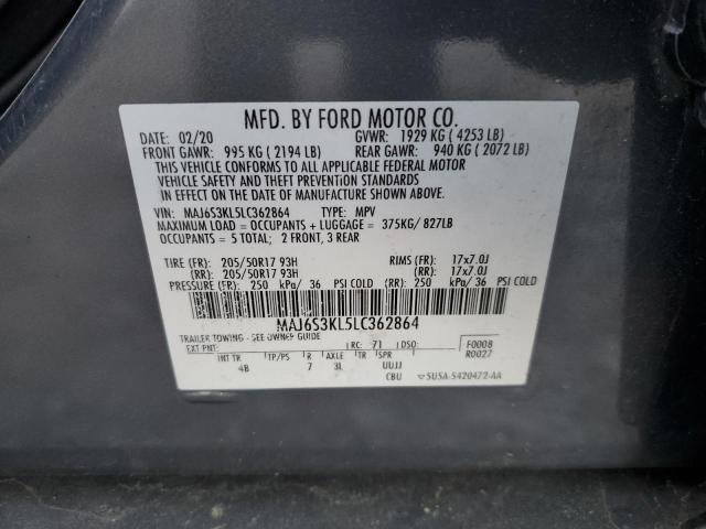 Photo 12 VIN: MAJ6S3KL5LC362864 - FORD ECOSPORT T 