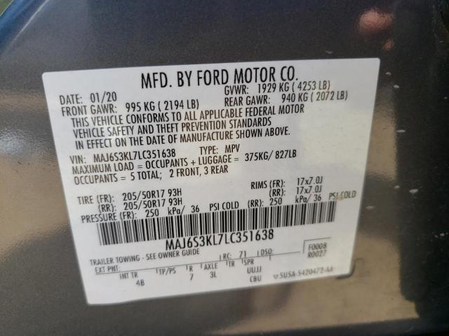 Photo 11 VIN: MAJ6S3KL7LC351638 - FORD ECOSPORT T 