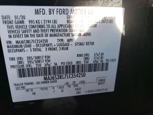 Photo 11 VIN: MAJ6S3KL7LC354250 - FORD ECOSPORT T 