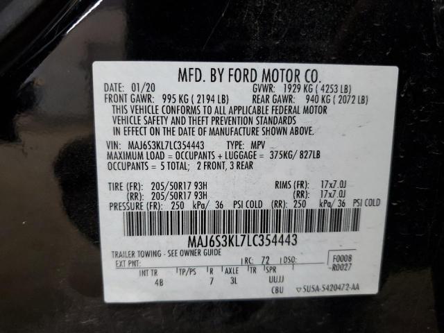 Photo 12 VIN: MAJ6S3KL7LC354443 - FORD ECOSPORT T 