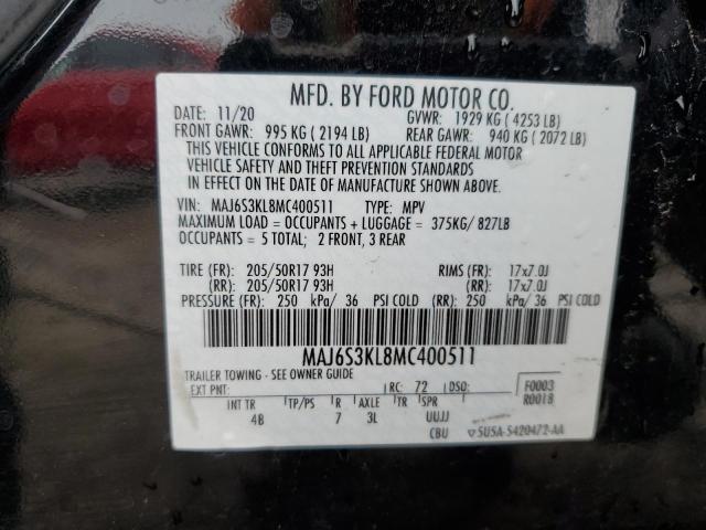 Photo 12 VIN: MAJ6S3KL8MC400511 - FORD ECOSPORT 