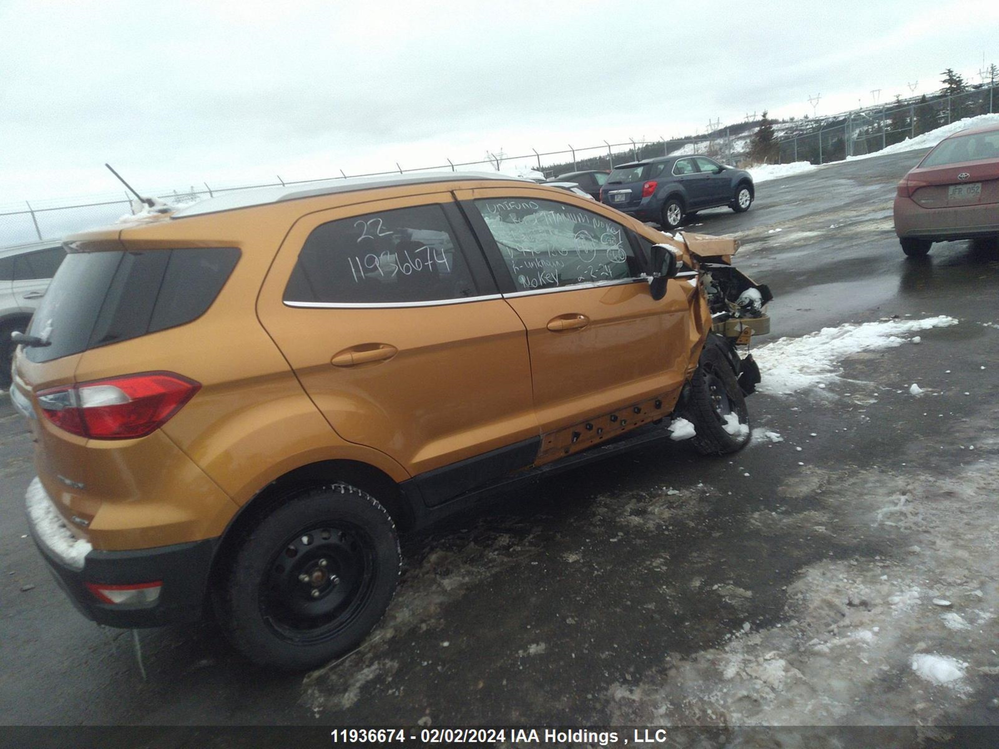 Photo 3 VIN: MAJ6S3KLXNC470786 - FORD ECOSPORT 