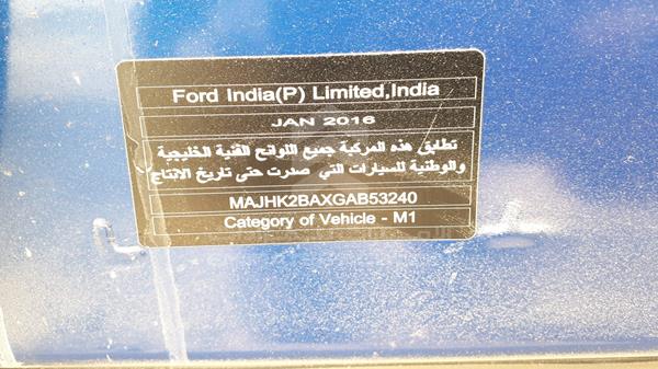 Photo 4 VIN: MAJHK2BAXGAB53240 - FORD ECOSPORT 