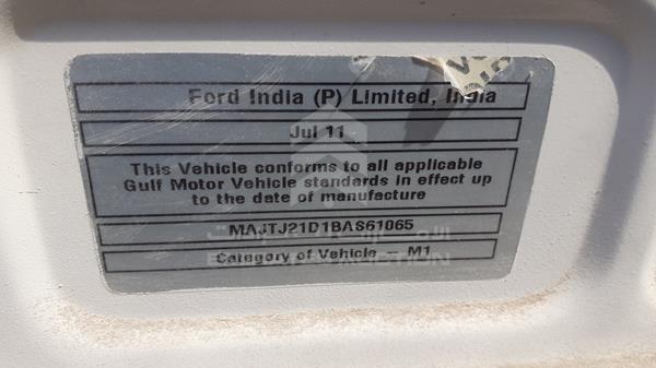 Photo 1 VIN: MAJTJ21D1BAS61065 - FORD FIGO 