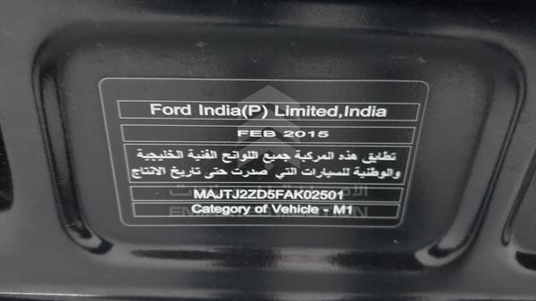 Photo 2 VIN: MAJTJ2ZD5FAK02501 - FORD FIGO 