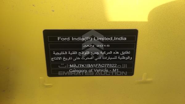 Photo 2 VIN: MAJTK1BA1FAC77822 - FORD ECOSPORT 