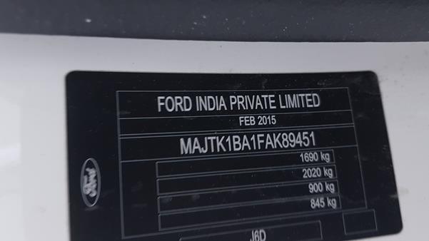 Photo 3 VIN: MAJTK1BA1FAK89451 - FORD ECOSPORT 