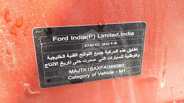 Photo 3 VIN: MAJTK1BAXFAG69360 - FORD ECOSPORT 