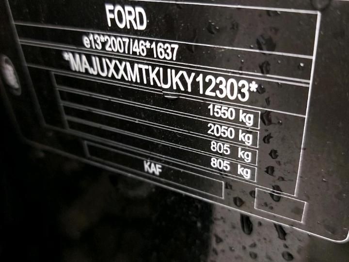 Photo 6 VIN: MAJUXXMTKUKY12303 - FORD KA 