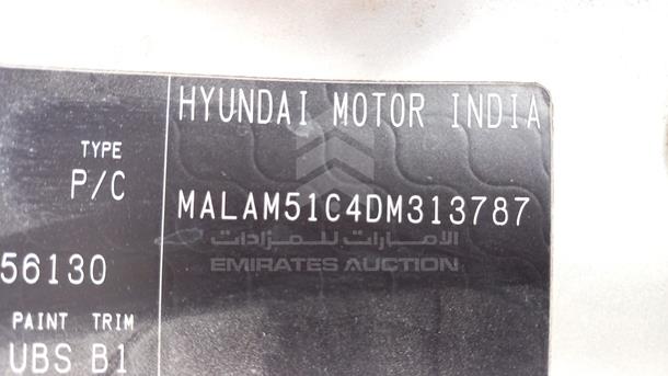 Photo 2 VIN: MALAM51C4DM313787 - HYUNDAI I10 