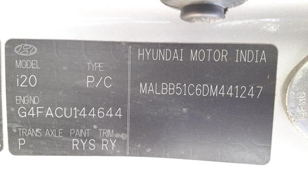 Photo 2 VIN: MALBB51C6DM441247 - HYUNDAI I20 