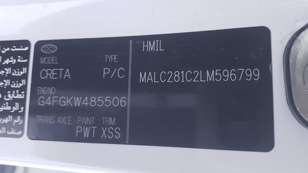 Photo 2 VIN: MALC281C2LM596799 - HYUNDAI CRETA 