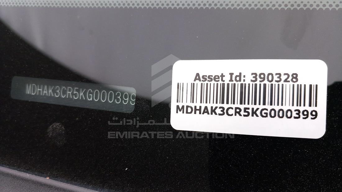 Photo 2 VIN: MDHAK3CR5KG000399 - NISSAN MICRA 