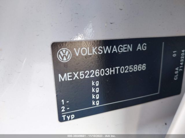 Photo 8 VIN: MEX522603HT025866 - VOLKSWAGEN VENTO 