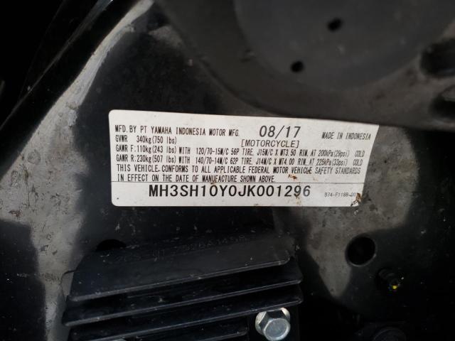 Photo 9 VIN: MH3SH10Y0JK001296 - YAMAHA CZD300 A 