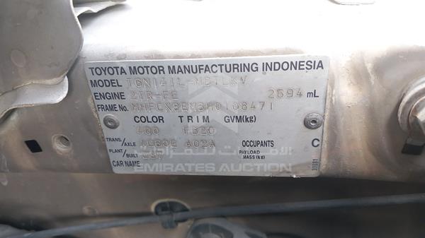 Photo 3 VIN: MHFCX8EM3H0108471 - TOYOTA INNOVA 