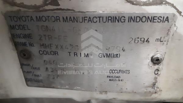 Photo 3 VIN: MHFXX42G1D5019794 - TOYOTA INNOVA 