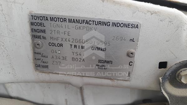 Photo 2 VIN: MHFXX42G6D5019595 - TOYOTA INNOVA 