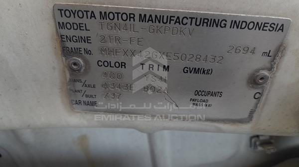 Photo 1 VIN: MHFXX42GXE5028432 - TOYOTA INNOVA 