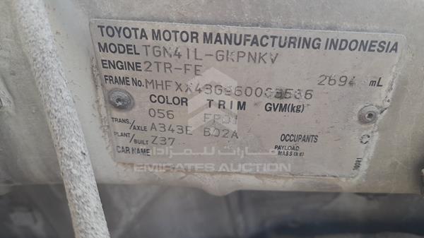 Photo 1 VIN: MHFXX43G960003566 - TOYOTA INNOVA 