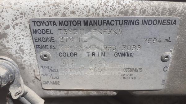 Photo 2 VIN: MHFYX59G198015038 - TOYOTA FORTUNER 