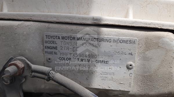 Photo 3 VIN: MHFYX59G498014739 - TOYOTA FORTUNER 