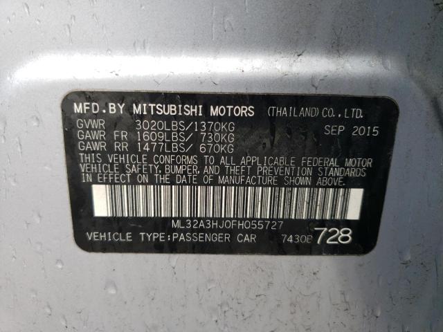 Photo 11 VIN: ML32A3HJ0FH055727 - MITSUBISHI MIRAGE 