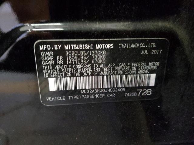 Photo 11 VIN: ML32A3HJ0JH002406 - MITSUBISHI MIRAGE ES 