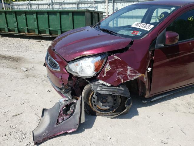 Photo 8 VIN: ML32A3HJ0JH010697 - MITSUBISHI MIRAGE ES 