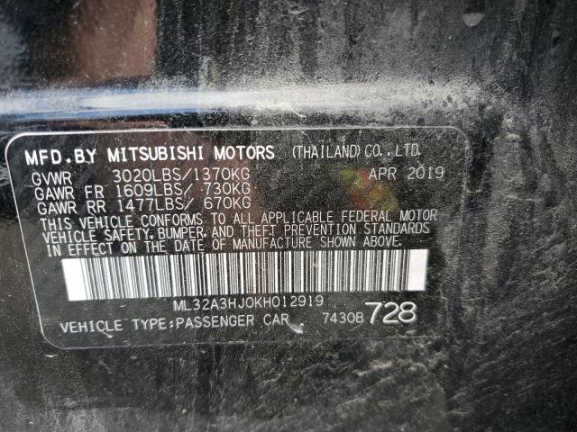 Photo 11 VIN: ML32A3HJ0KH012919 - MITSUBISHI MIRAGE 