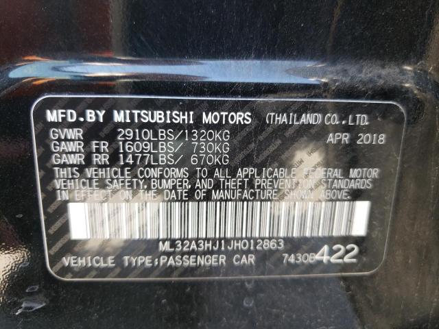 Photo 9 VIN: ML32A3HJ1JH012863 - MITSUBISHI MIRAGE ES 