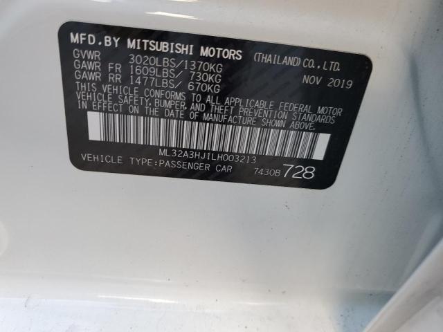 Photo 11 VIN: ML32A3HJ1LH003213 - MITSUBISHI MIRAGE 