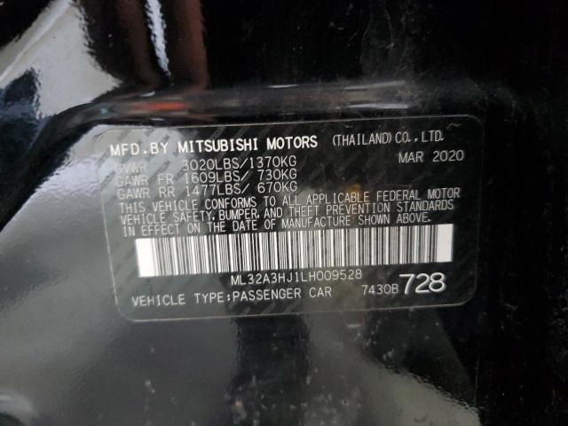 Photo 12 VIN: ML32A3HJ1LH009528 - MITSUBISHI MIRAGE ES 