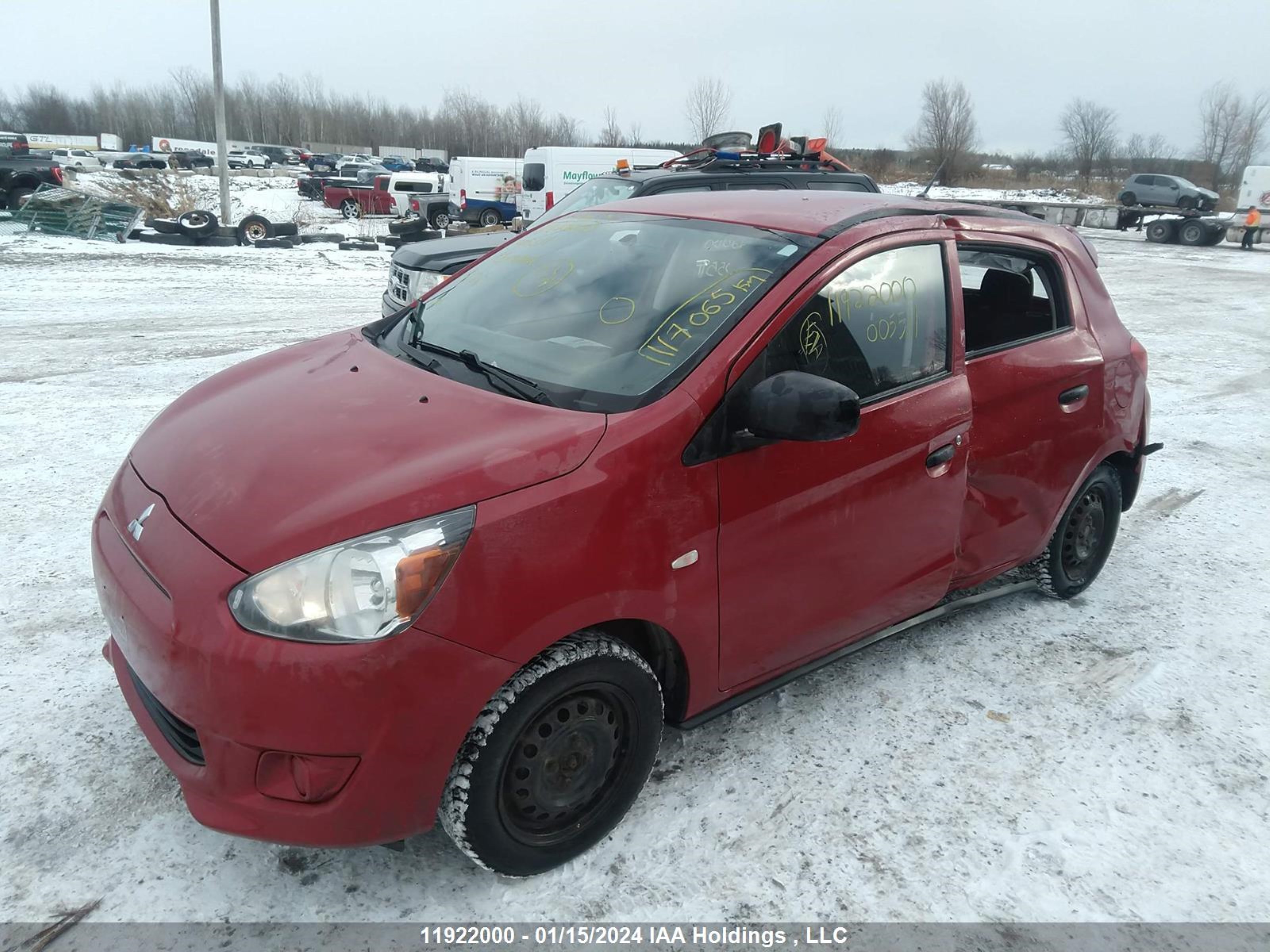 Photo 1 VIN: ML32A3HJ2FH005511 - MITSUBISHI MIRAGE 