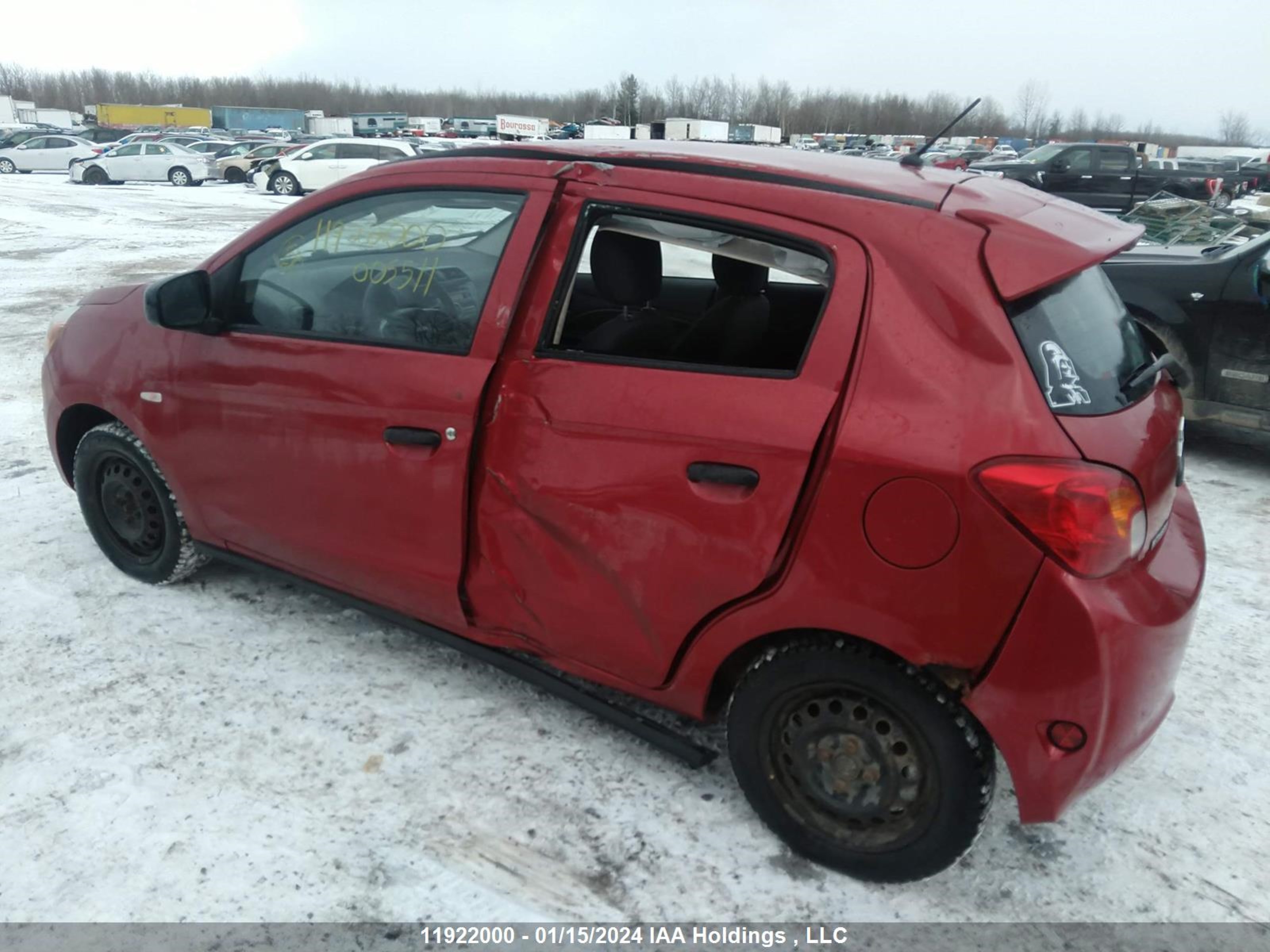 Photo 2 VIN: ML32A3HJ2FH005511 - MITSUBISHI MIRAGE 