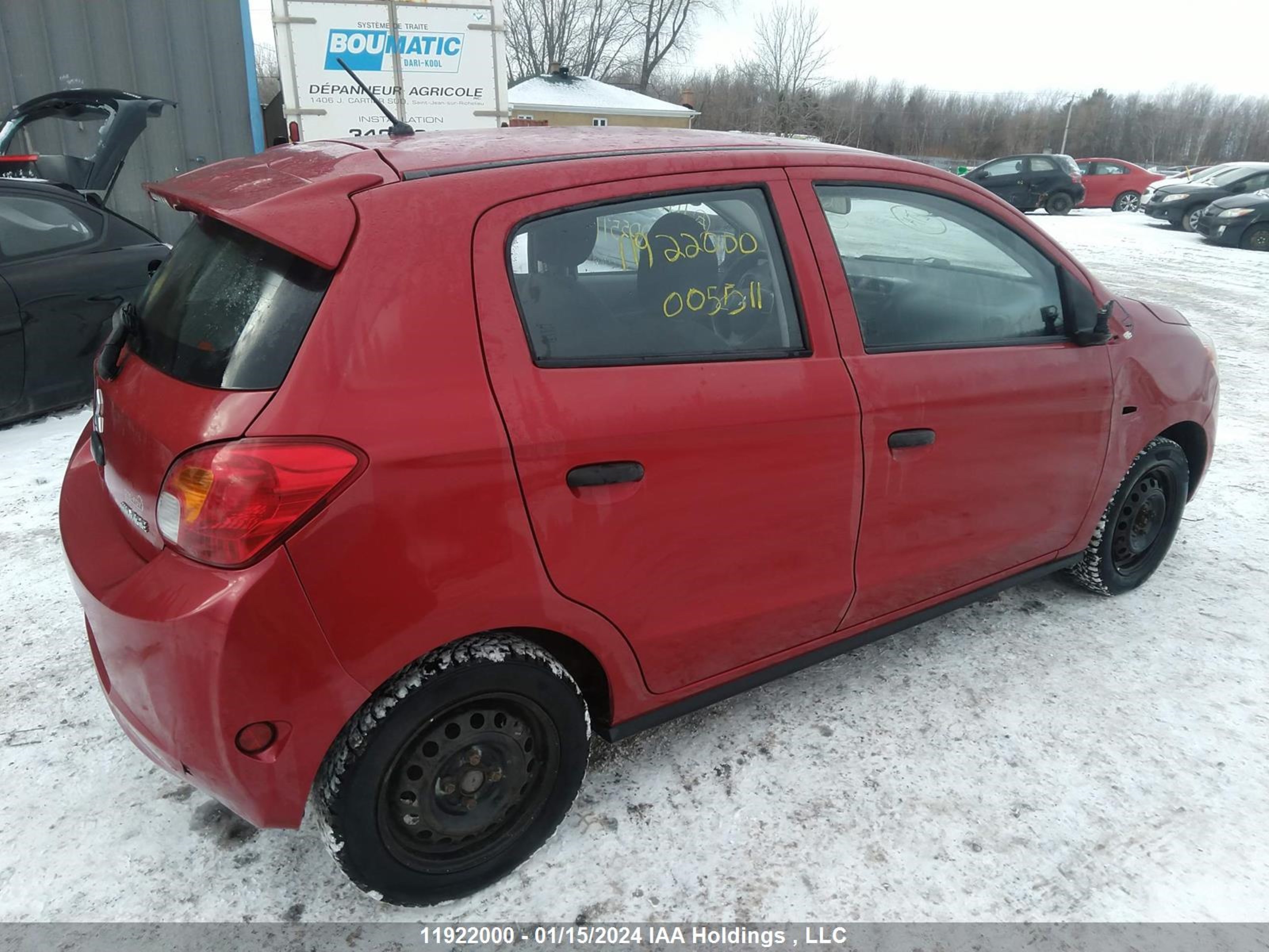 Photo 3 VIN: ML32A3HJ2FH005511 - MITSUBISHI MIRAGE 