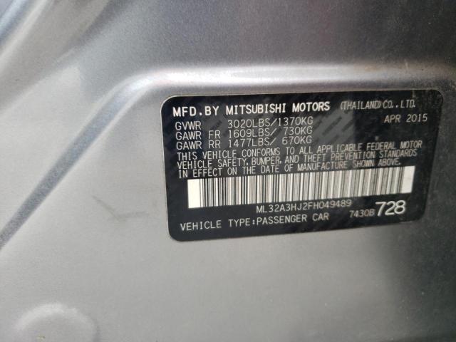 Photo 11 VIN: ML32A3HJ2FH049489 - MITSUBISHI MIRAGE 