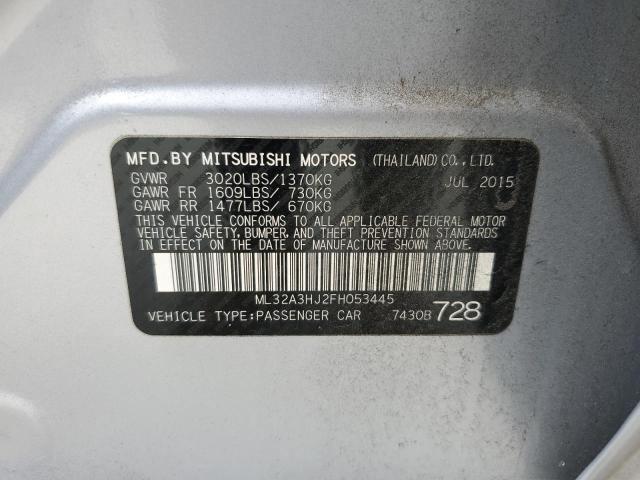 Photo 11 VIN: ML32A3HJ2FH053445 - MITSUBISHI MIRAGE 